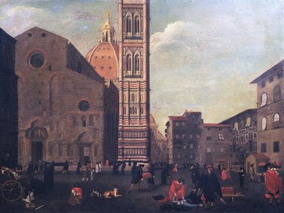 The Plague in Florence in 1630 by Baccio del Bianco